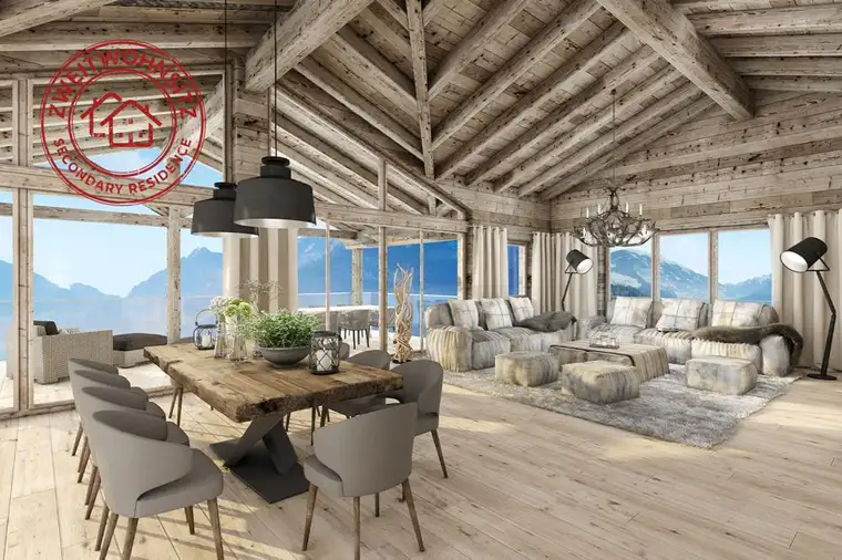 Alpin-Chic par Excellence! 5-Zimmer Maisonette-Wohnung mit Zweitwohnsitz nahe der Kitzbüheler Alpen