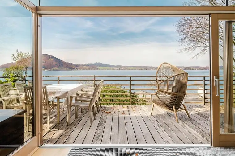 Seeidylle mit "Sonnenuntergangsgarantie"am zauberhaften Attersee