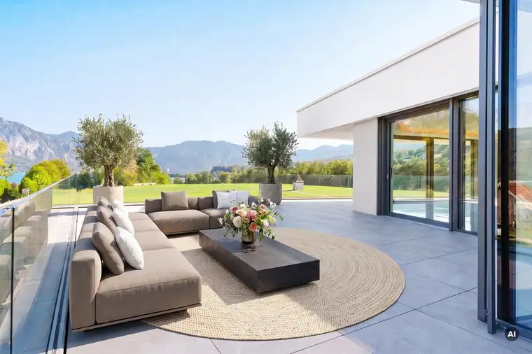 Atterseeblick!Exklusive Dachterrassenwohnung mit weitläufiger Sonnenterrasse