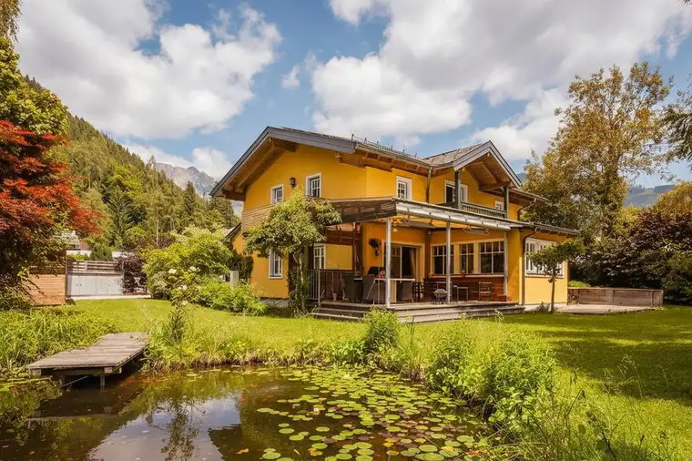 Zuhause in den Bergen! Familienidyll mit Naturschwimmteich und Bergblick in Werfenweng