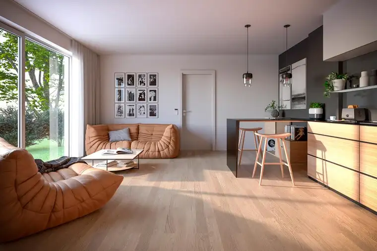 Klein aber fein!Charmante 2-Zimmer Gartenwohnung mit 2 Terrassen