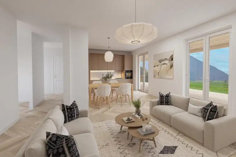 3-Zimmer-Gartenwohnung in Bestlage! Wohnen in Anif mit Blick auf den Untersberg