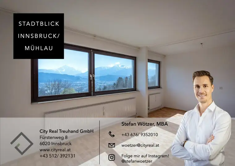 Stadtblick Innsbruck/Mühlau