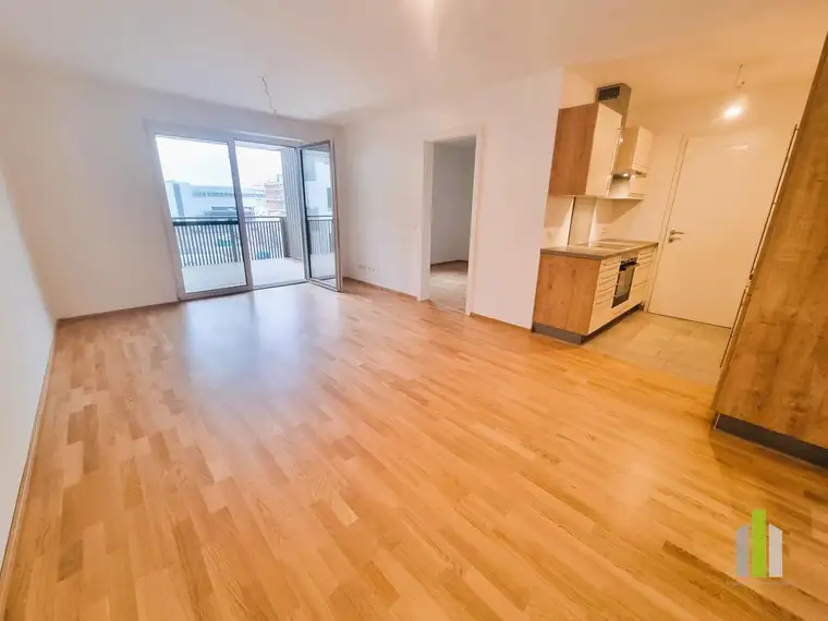 Moderne 2-Zimmer-Wohnung mit großem Balkon und TG-Stellplatz