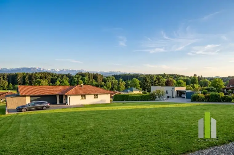 Top Lage: sonniges Baugrundstück mit Weit und Gebirgsblick OÖ!
