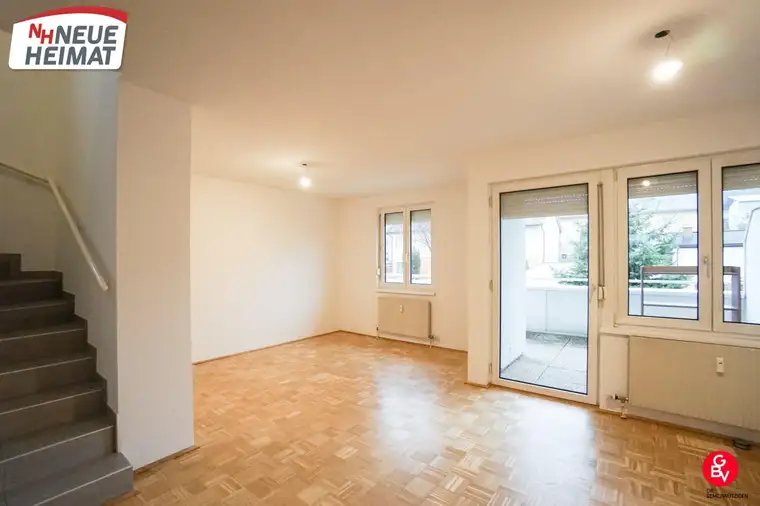 3-ZIMMER-BALKONWOHNUNG IM MAISONETTE-STIL IN KATSDORF! DIE KÜCHE WIRD ABLÖSEFREI ZUR VERFÜGUNG GESTELLT!