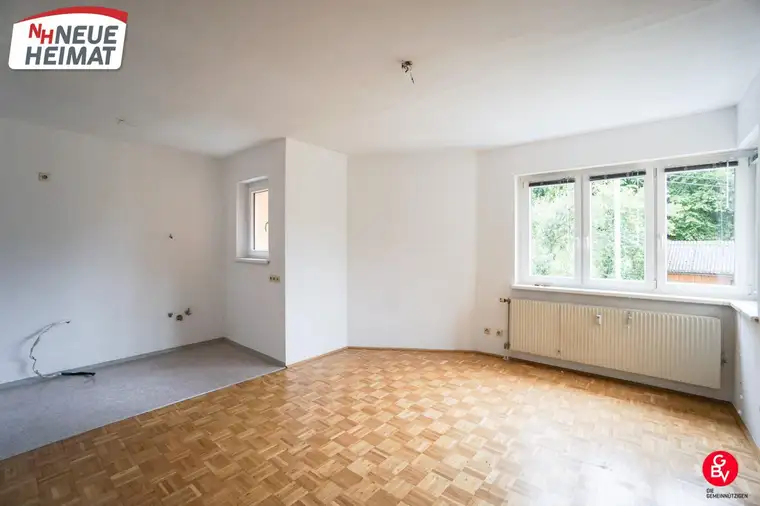 GEMÜTLICHE 2-ZIMMER-WOHNUNG IN SCHÖNER LAGE IN SARMINGSTEIN!