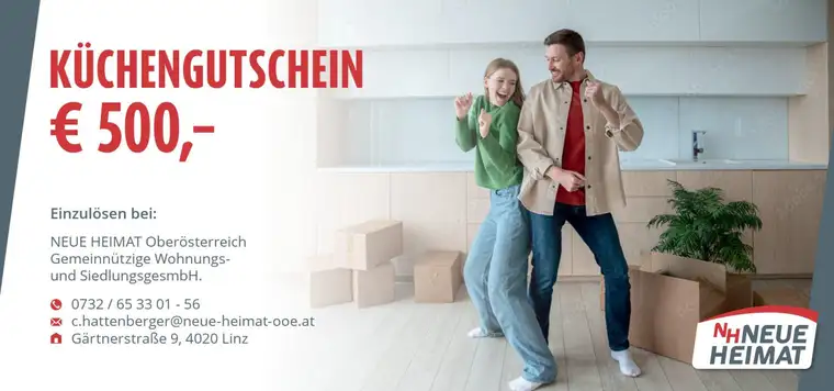 PERFEKT für STUDIERENDE | Nur 5 Min. mit dem Rad zur FH Hagenberg | WG-geeignet | NEUBAU + 500€ KÜCHENGUTSCHEIN