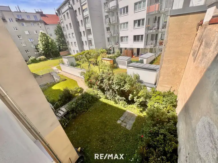 Für Singles oder Paare - Gartenblick!
