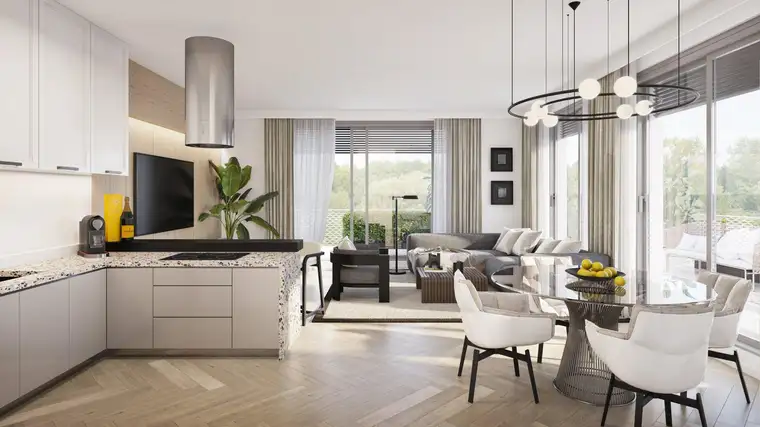 Wohnen nach Ihren Wünschen. Individualisierbare Eigentumswohnungen vom Bauträger. TWIN ESTATES Wunderschöne 3 Zimmerwohnung mit 2 großen Terrassen