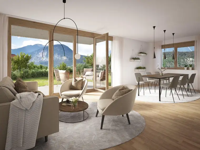 Leistbare 5-Zimmer-Wohnung mit Garten in Stams – Modernes Wohnen in idyllischer Lage