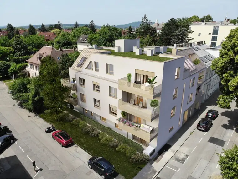 Wohnen neben Schönbrunn - Exklusive Dachgeschoßwohnung mit großer Terrasse ! Rohbau fertiggestellt !