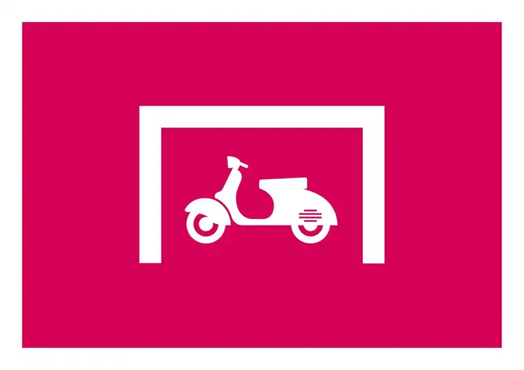 Motorradstellplatz in moderner Tiefgarage - Kalvarienberggasse 18, 1170 Wien
