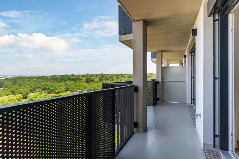Moderne 2-Zimmer-Wohnung mit Weitblick-Balkon bei U1 Oberlaa/Therme Wien!