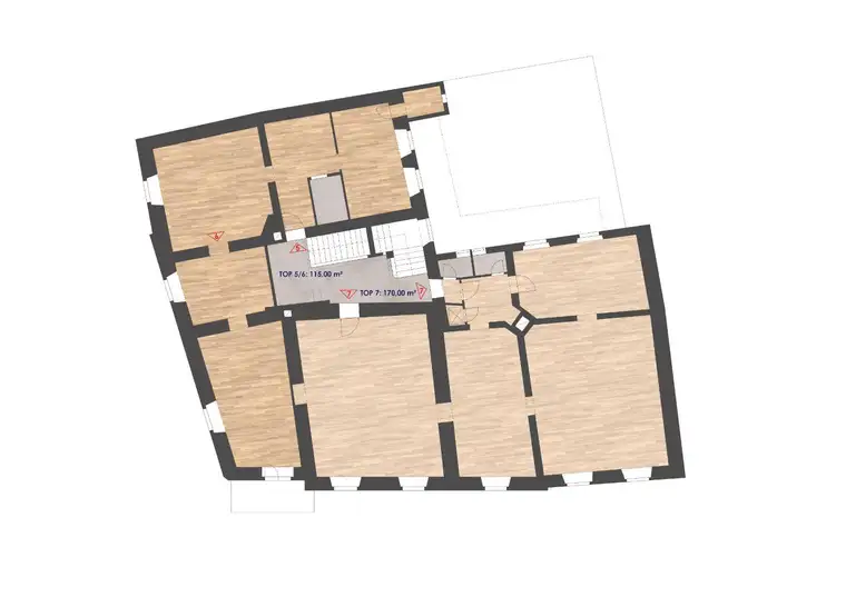 Bürofläche in der Größe veränderbar im Zentrum von Bruck/Mur - Provisionsfrei