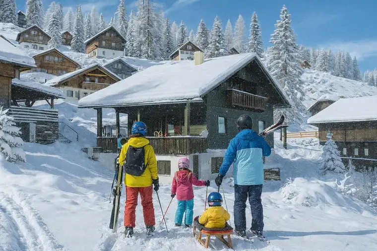 Ski-in/Ski-out Haus am Nassfeld – Renditeobjekt mit drei Einheiten und PV-Anlage