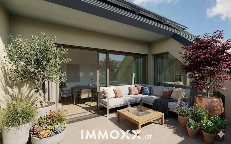 PURE ON THE MUR RIVER - unser neues Wohnprojekt an der Mur - Dachterrasse TOP 36; MP