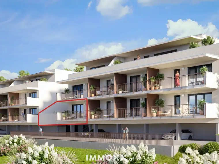 ** Baustart fixiert ** Provisionsfrei: 3-Zimmer-Wohnung mit Balkon und Dachgarten - Thal.118