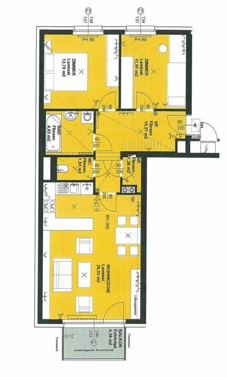 Strasshof – schöne 3 Zimmerwohnung vor den Toren Wiens - KAUFOPTION