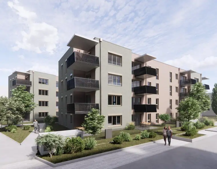 ERSTBEZUG "ein viertel grün" in Wr. Neustadt - idyllische 2 Zimmerwohnung mit Balkon - inkl. Tiefgaragenstellplatz in bester Lage - provisionsfrei