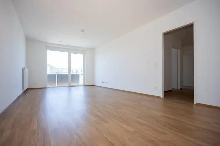 ERSTBEZUG in Wiener Neustadt – hochwertige 3-Zimmer-Wohnung mit Balkon und Tiefgarage im „ein viertel grün“