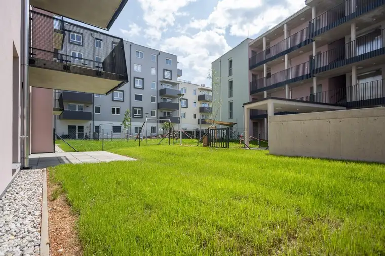 Exklusiv im "ein viertel grün" in Wr. Neustadt - 3-Zimmerwohnung mit Garten, Terrasse &amp; TG – Erstbezug