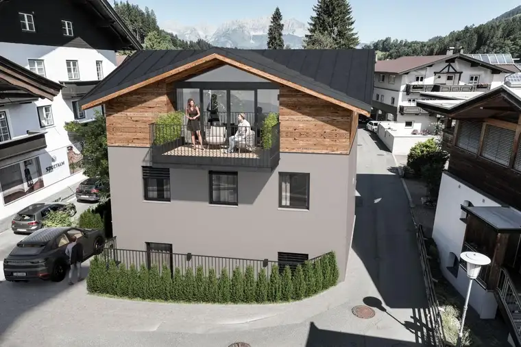 Stadthaus mit 3 Wohnungen im Zentrum von Kitzbühel mit Kaiserblick - Neubau möglich