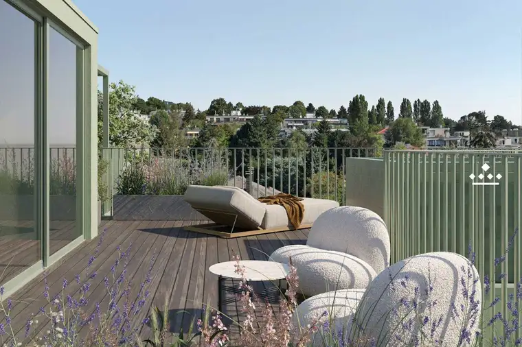 Chez - Residieren am Kaasgraben | Dachterrassenapartment auf zwei Geschossen