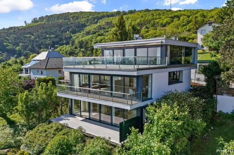 Puristische Architektur &amp; Weitblick in Klosterneuburg
