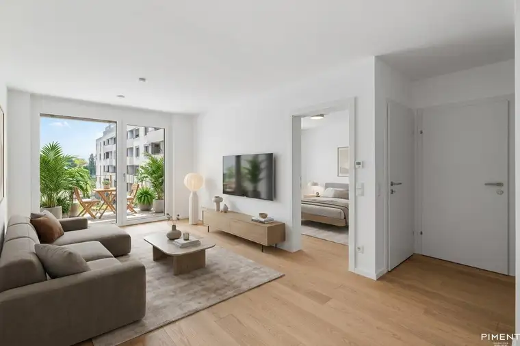 Provisionsfrei! Sonnige 2 - Zimmer Wohnung im Erstbezug mit Loggia