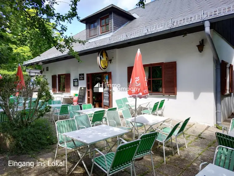 Aktives Ausflugsgasthaus in guter Lage sucht neuen Besitzer - EIGENTUM auf Pachtgrund der Stadt Wien + Wohnung im Obergeschoss!