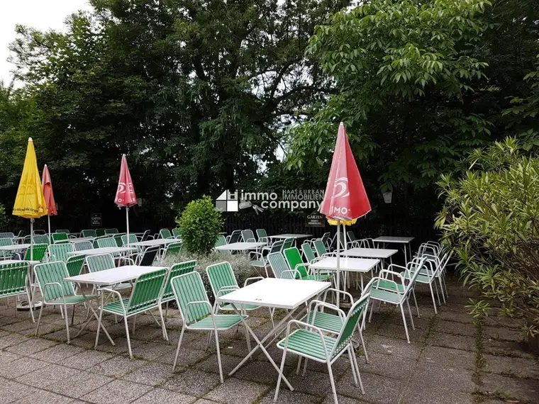 Aktives Ausflugsgasthaus in guter Lage sucht neuen Besitzer - EIGENTUM auf Pachtgrund der Stadt Wien + Wohnung im Obergeschoss!