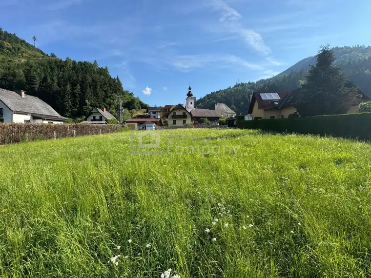 Baugrundstück mit Bergpanorama in St. Kathrein an der Laming – 1.070 m²