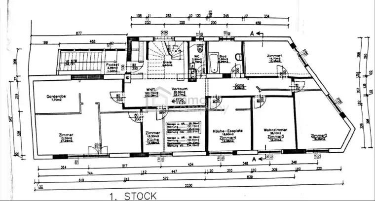 Deutsch-Wagram: Sanierungs- &amp; Entwicklungspotenzial – ca. 855 m² Flächen auf 566 m² Grund