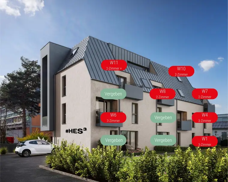 2-Zimmer-Wohnung im 2.OG mit Balkon, provisionsfrei