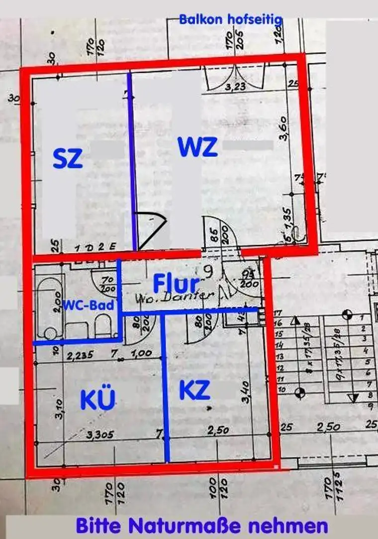 Ruhige helle Wohnung zentrumsnah PROVIONSFREI
