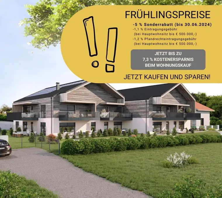 Anlegerwohnung Neubau - "Angerweg Zwei" in Ohlsdorf - Top 6 - provisionsfrei