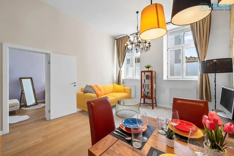 Traumhafte und vollständig eingerichtete 3-Zimmer-Wohnung