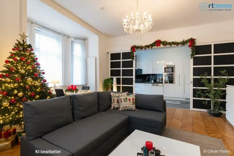 IHR NEUES ZUHAUSE WARTET: ELEGANT EINGERICHTETE ALTBAUWOHNUNG