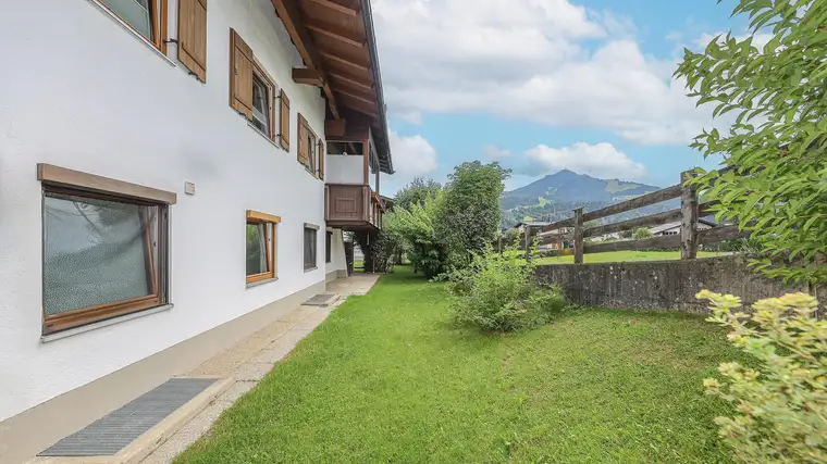Renditeobjekt - Gartenwohnung in Ruhelage mit Blick aufs Kitzbüheler Horn