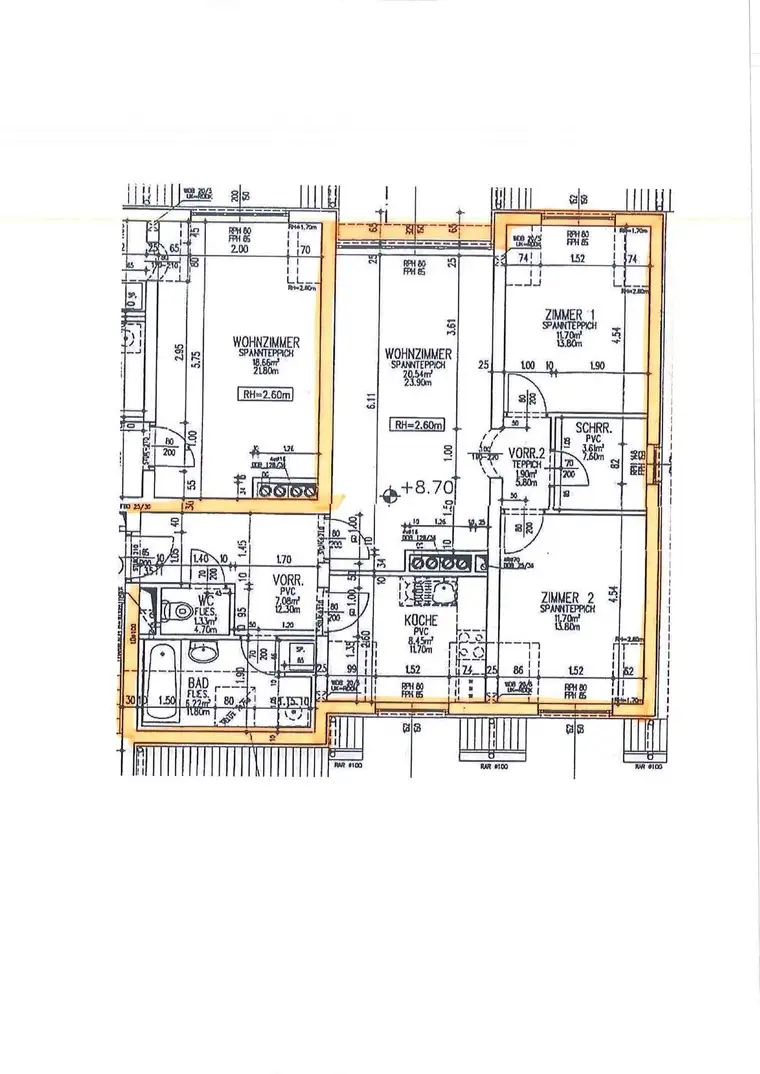 3-Zimmer-Wohnung, Top 12