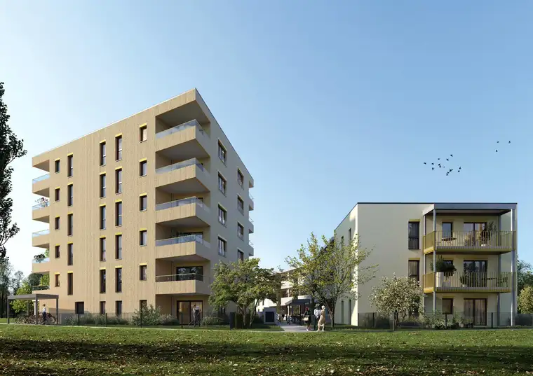 ERSTBEZUG 2-Zimmer-Wohnung mit Terrasse und Garten, Top 3