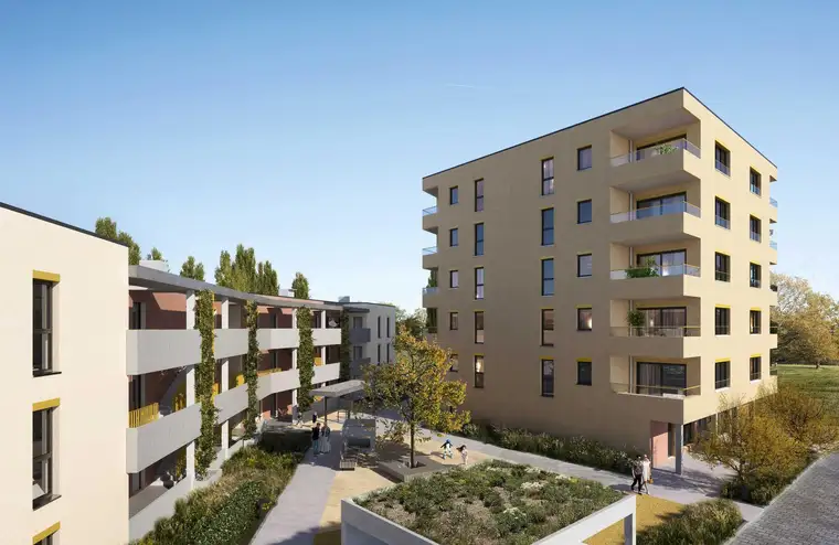 ERSTBEZUG 2-Zimmer-Wohnung mit Terrasse und Garten, Top 3