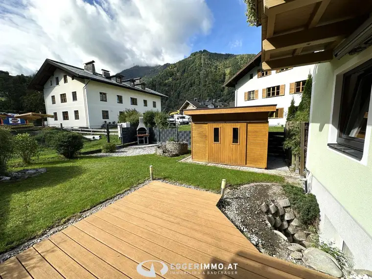 5710 Kaprun: Miete: Gartenwohnung; Falkenbachwandgasse, 3 Zimmerwohnung auf 2 Etagen, teilmöbliert ! Kamin ! Parkplatz !