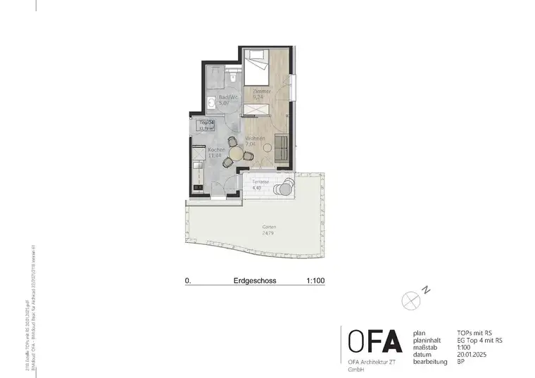 Wohnen in zentraler Lage: Neubau 2-Zimmer Wohnung