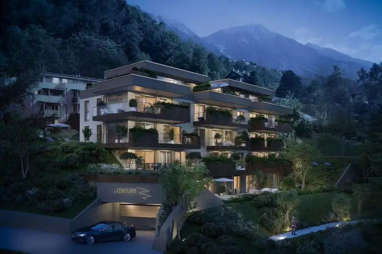 Gartenwohnung mit 44 m² Grünfläche &amp; Weitblick über Innsbruck