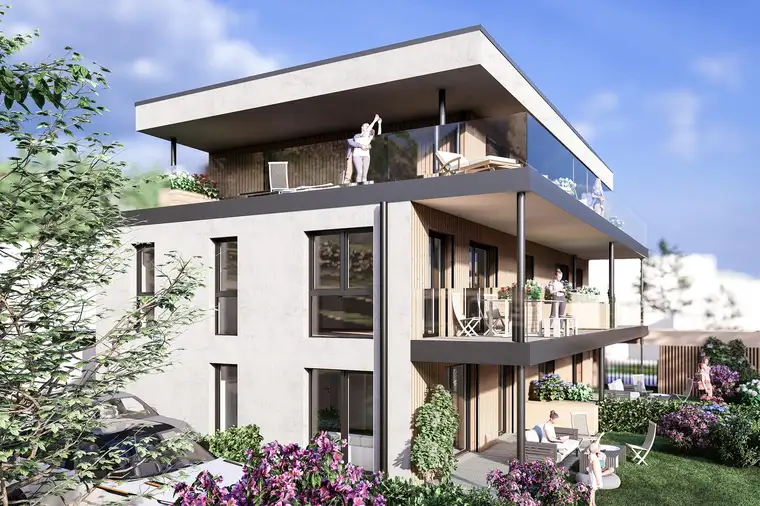 Baustart erfolgt: 3 Zimmer Gartenwohnung