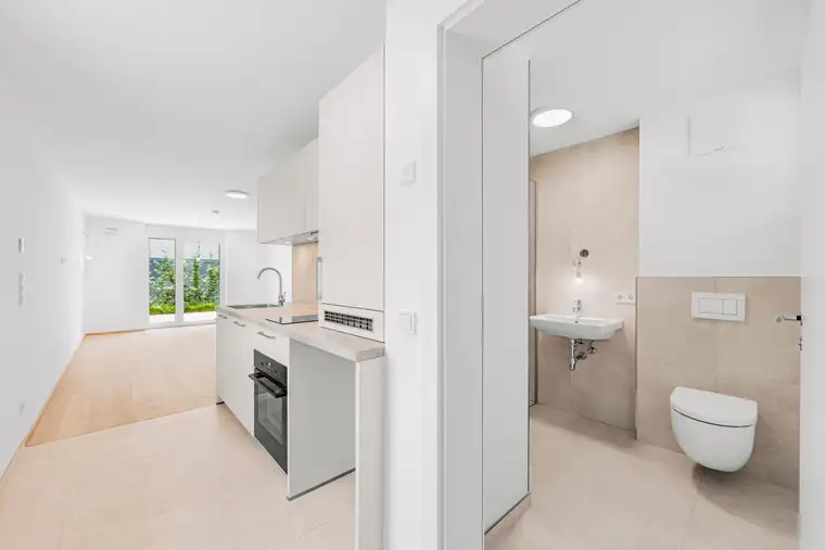 Idyllische Garçonnière mit Garten – Wohnen in absoluter Ruhelage am Lohbach