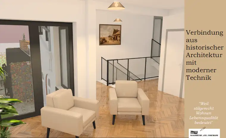 Baden - Zentrum! Geschichtsträchtige Stadtvilla mit historischer Architektur &amp; modernem Outfit