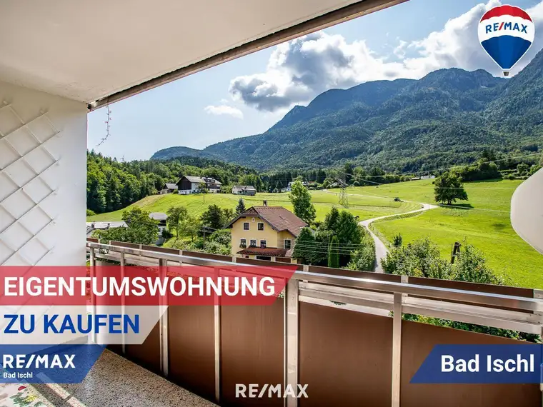 Wohnen mit Gebirgsblick! Kl. 3-Zimmer-Wohnung